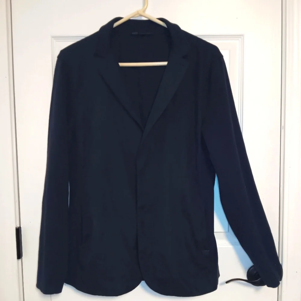 A/X Armani Exchange Mixed Texture Casual Blazer Jacket